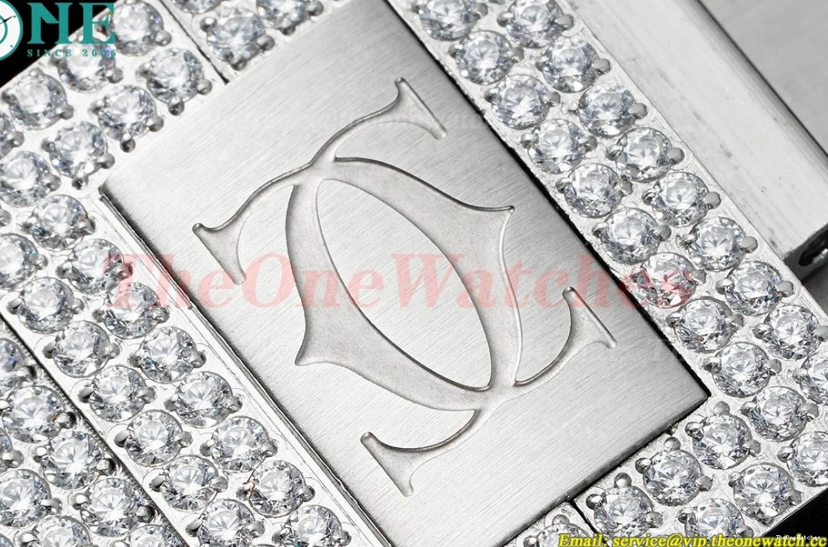 40mm Arab YG MY9015 SS Dia AMG XL Mens 100 Santos SS 0424